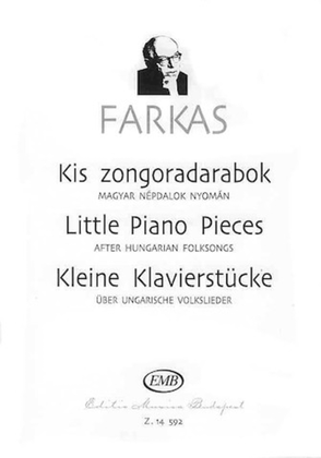 Book cover for Little Piano Pieces After Hungarian Folksongs