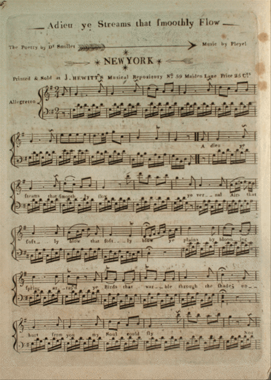 Adieu, Ye Streams That Smoothly Flow Flute scores gallery preview page 1