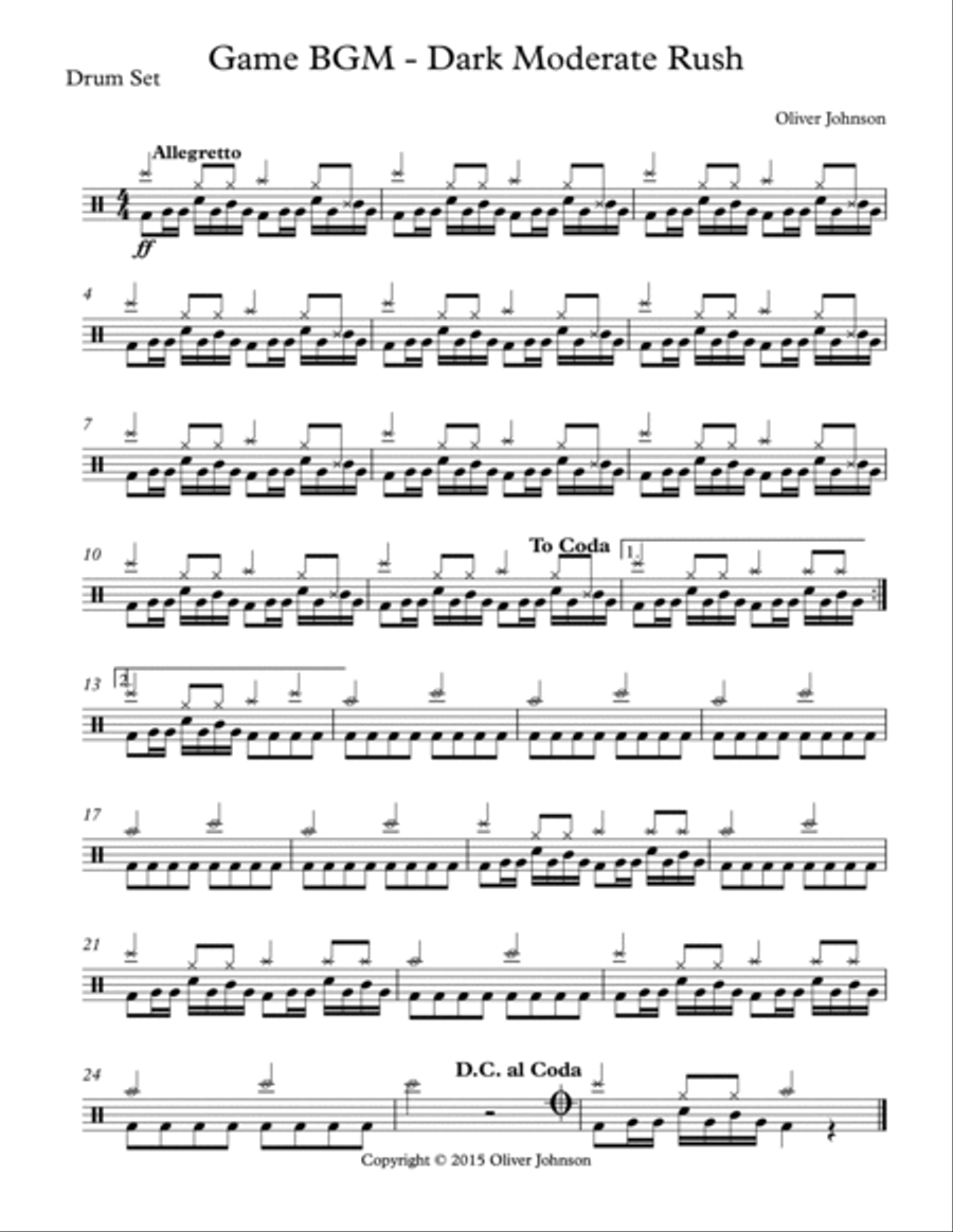 Dark Moderate Rush Large Ensemble scores gallery preview page 5