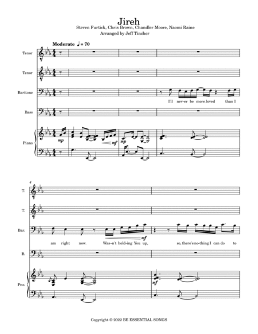 Jireh TTBB scores gallery preview page 2