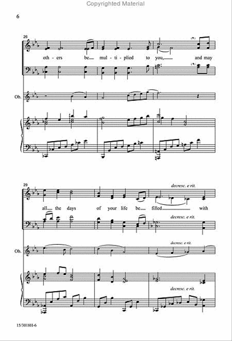 May the Road Rise to Meet You 4-Part scores gallery preview page 6