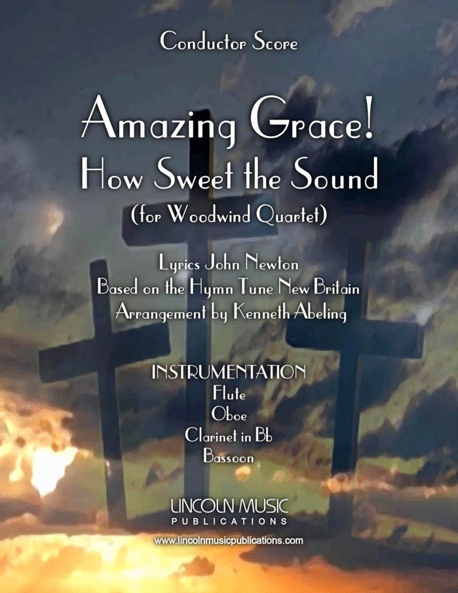 Amazing Grace! How Sweet the Sound (for Woodwind Quartet) image number null