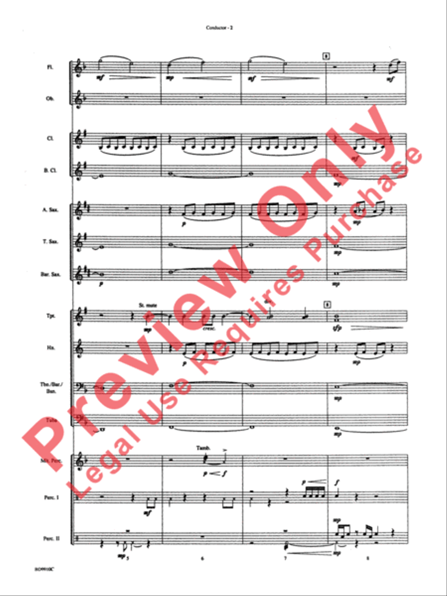 Voodoo Dance Concert Band scores gallery preview page 5