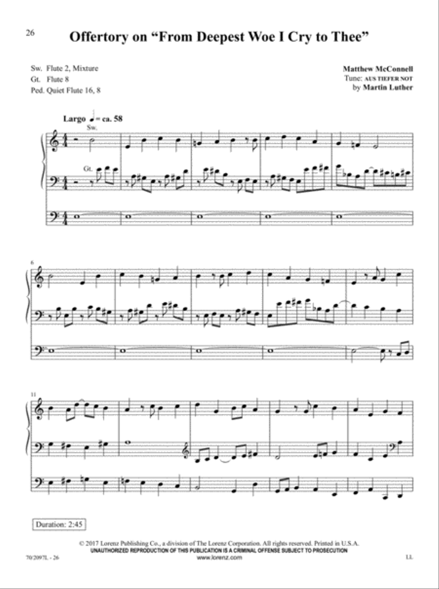 The Sacred Organ Library, Vol. 3 Organ Solo scores gallery preview page 9