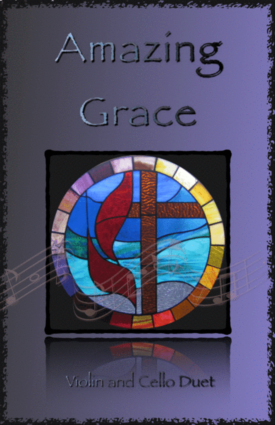 Amazing Grace, Gospel style for Violin and Cello Duet String Duet scores gallery preview page 1