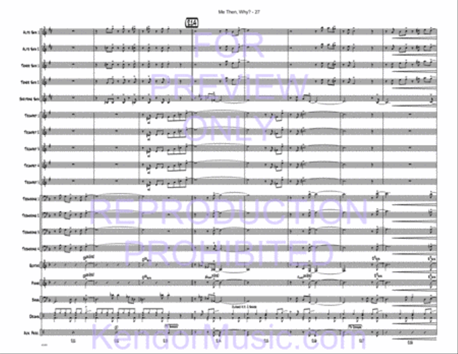 Me Then, Why? Me Then, Why? Jazz Ensemble scores gallery preview page 58