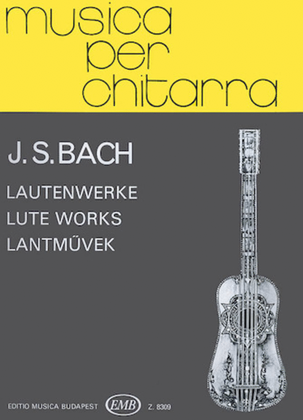 Book cover for Lute Works Transcribed for Guitar
