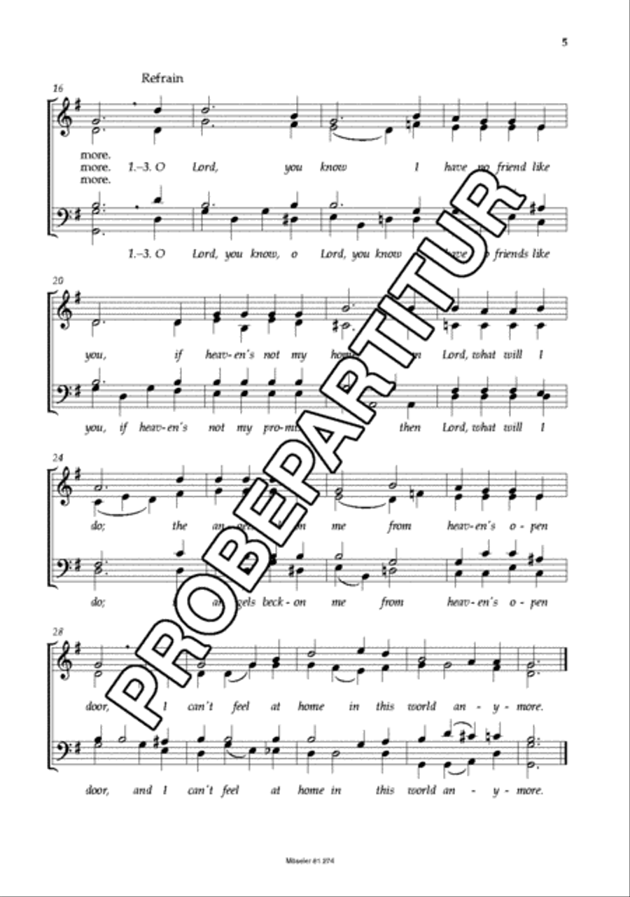 Glory Land 4-Part scores gallery preview page 6