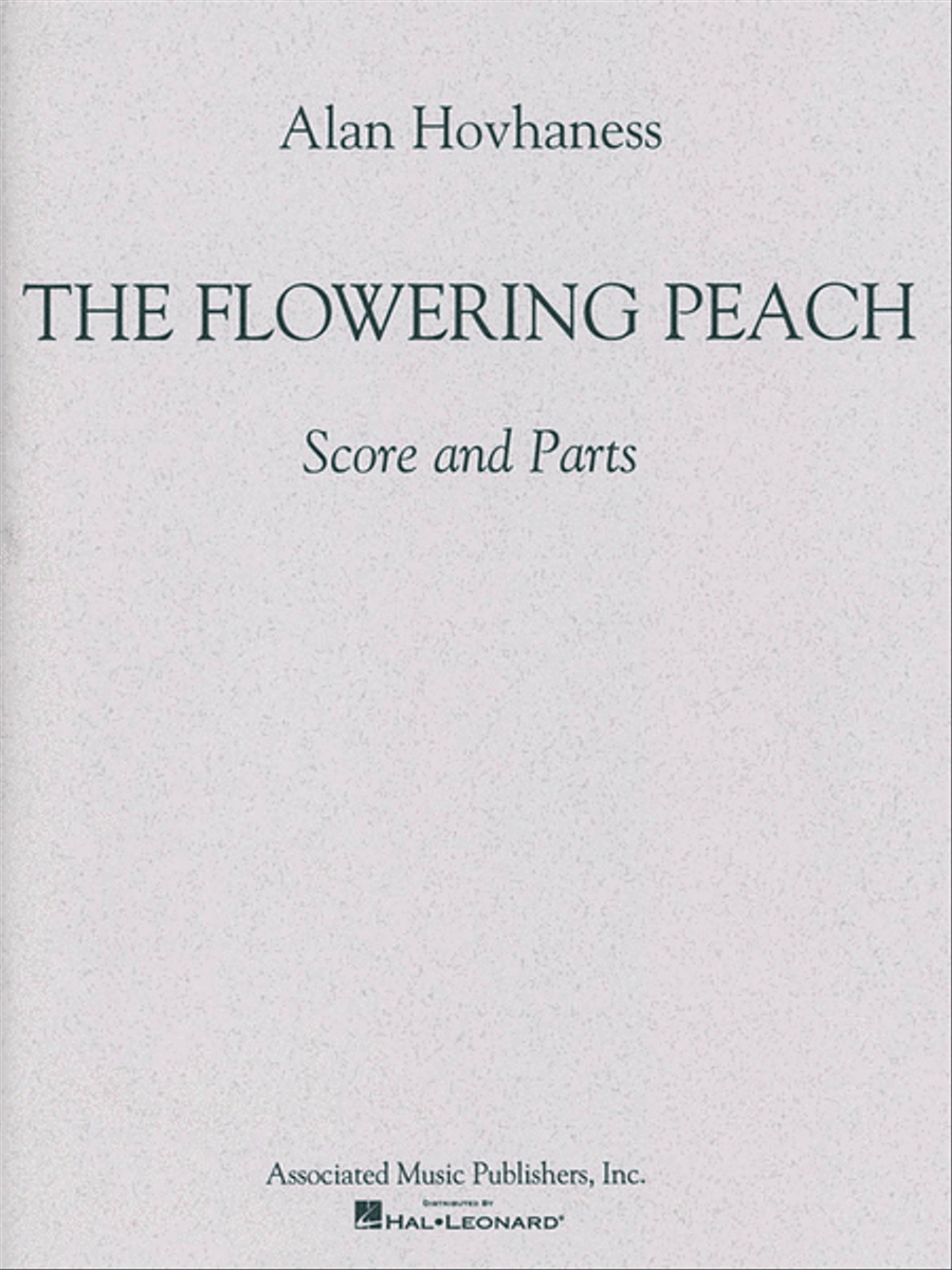 The Flowering Peach Clarinet scores gallery preview page 1