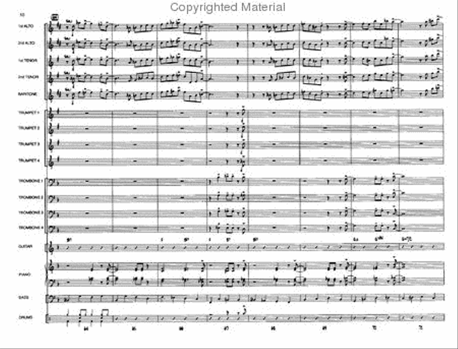 Blues for Buster Jazz Ensemble scores gallery preview page 10
