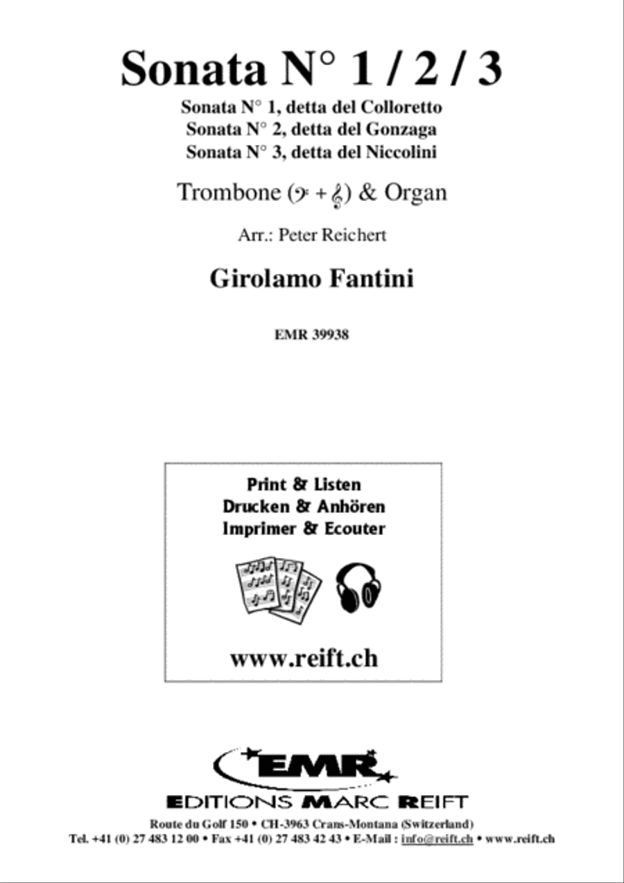 Sonata No. 1 / 2 / 3 Sonata No. 1 / 2 / 3 Trombone scores gallery preview page 2