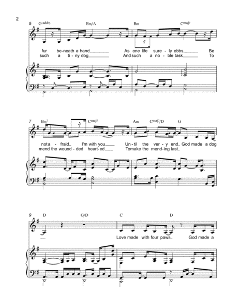 Thank God for Dogs Thank God for Dogs Voice scores gallery preview page 2