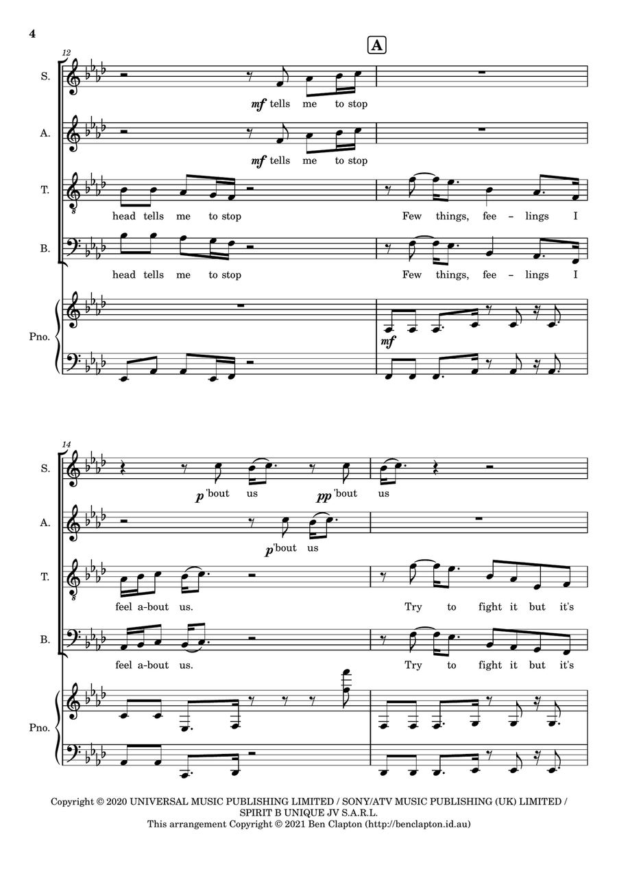 Head & Heart 4-Part scores gallery preview page 4