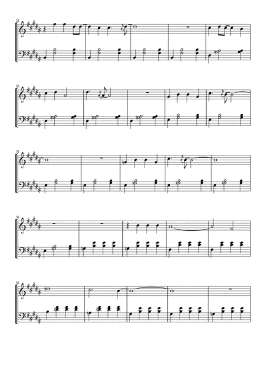 I Kissed Someone (it Wasn't You) Easy Piano scores gallery preview page 3