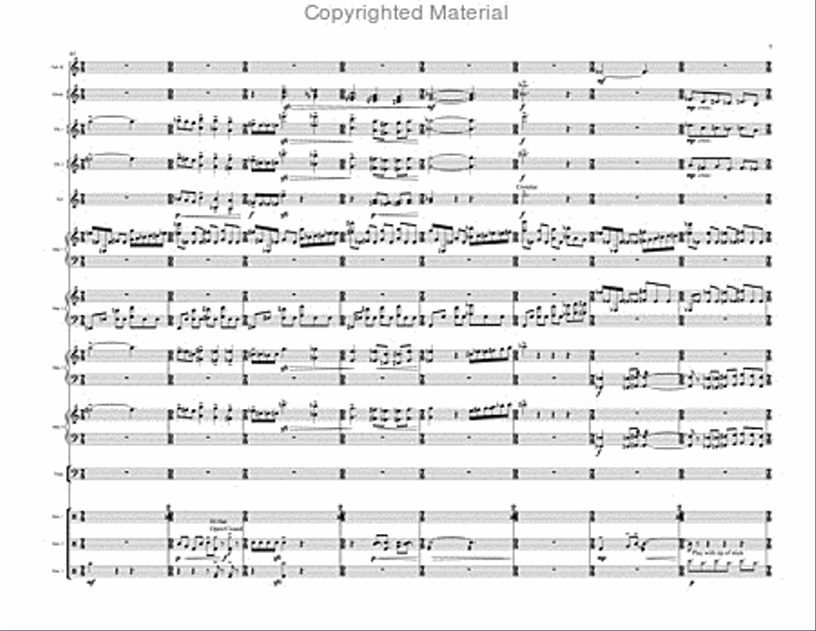 Prelude to Paradise (score & parts) Percussion Ensemble scores gallery preview page 7