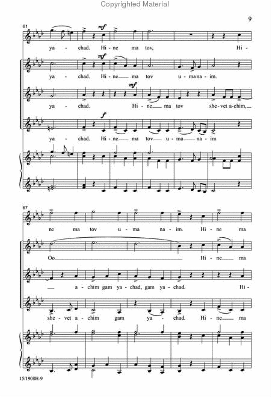 On Justice, Truth, and Peace SSA scores gallery preview page 8