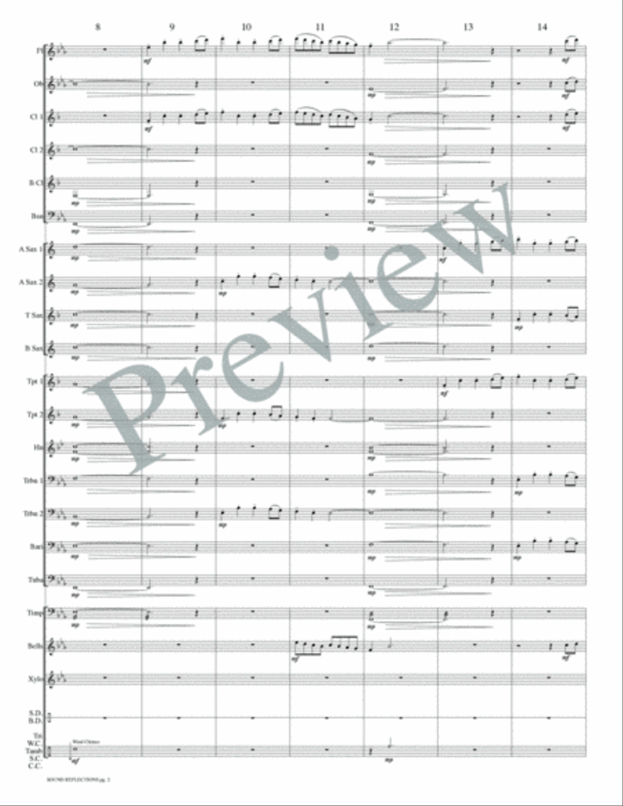 Sound Reflections Concert Band scores gallery preview page 5