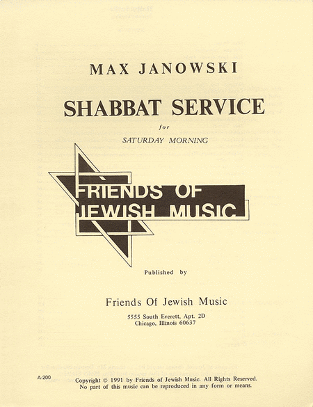 Shabbat Service For Saturday Morning