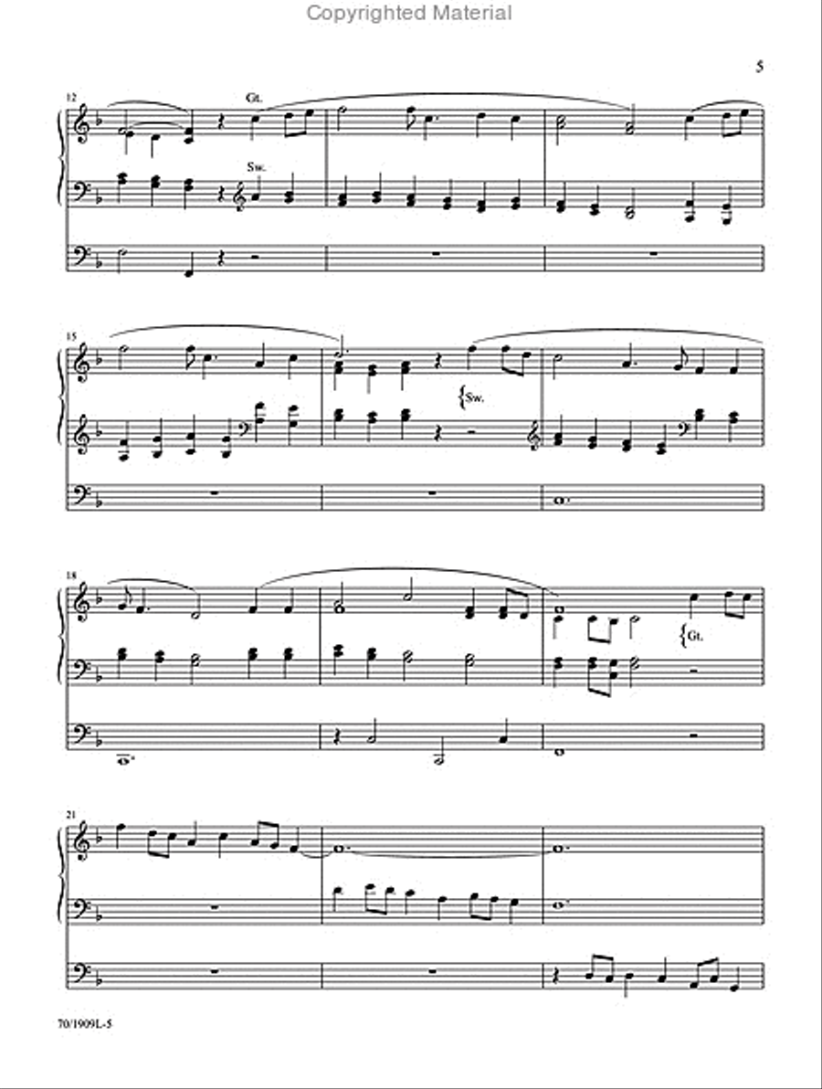 Hark! I Hear the Harps Eternal Harp scores gallery preview page 3