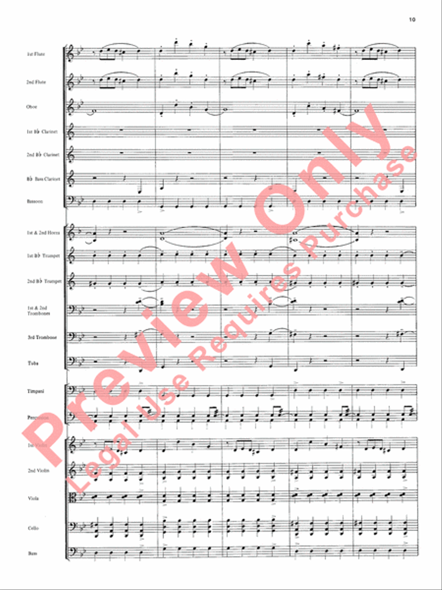Two South American Tangos Full Orchestra scores gallery preview page 12