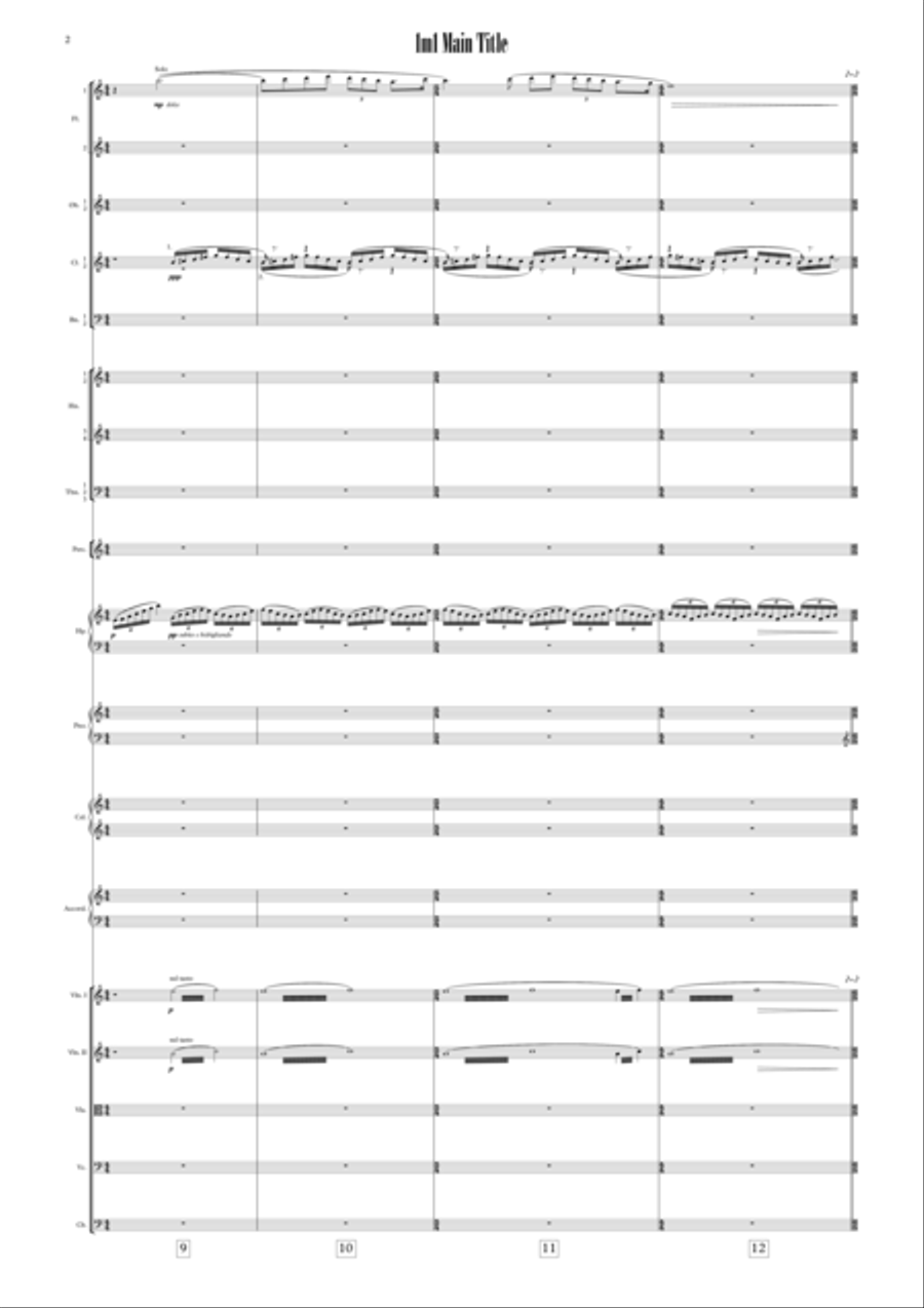 To Kill A Mockingbird - Main Title Full Orchestra scores gallery preview page 4