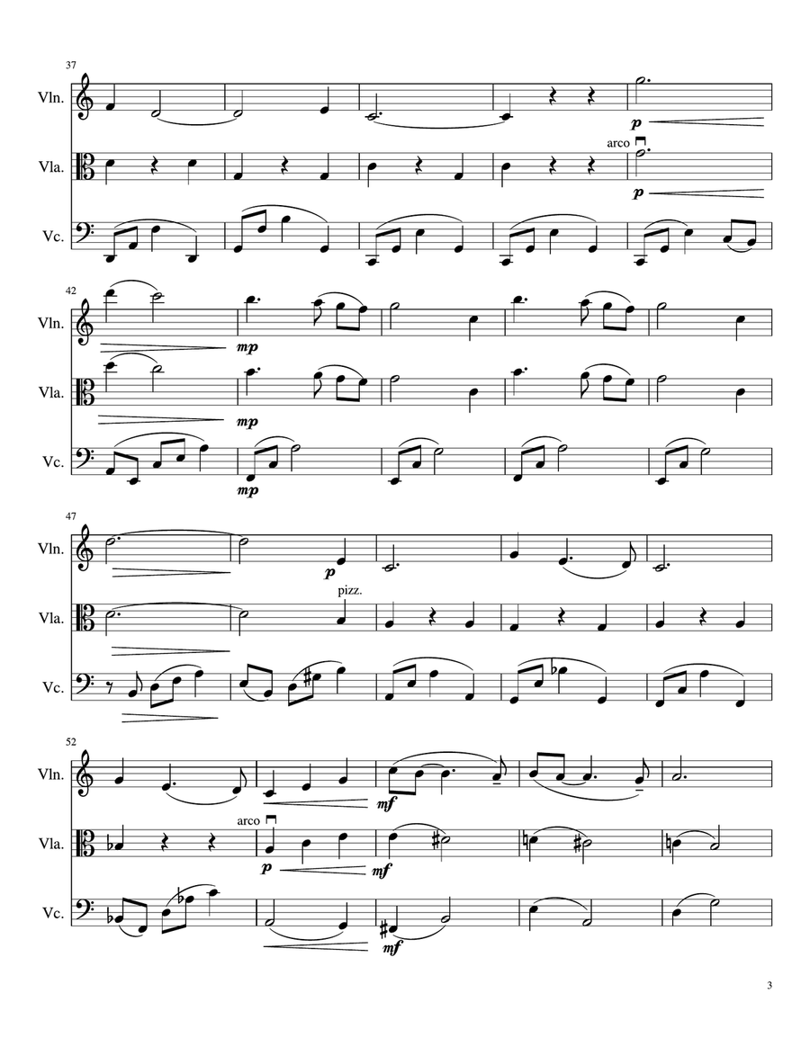 Moon River Moon River String Trio scores gallery preview page 4