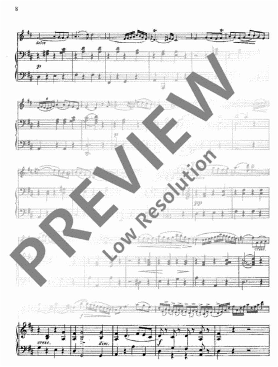 Concerto No. 13 D major Piano scores gallery preview page 9