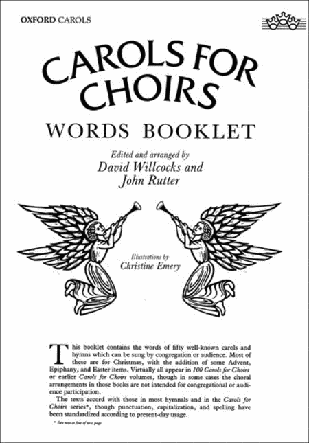 Carols for Choirs: Carols for Choirs words booklet