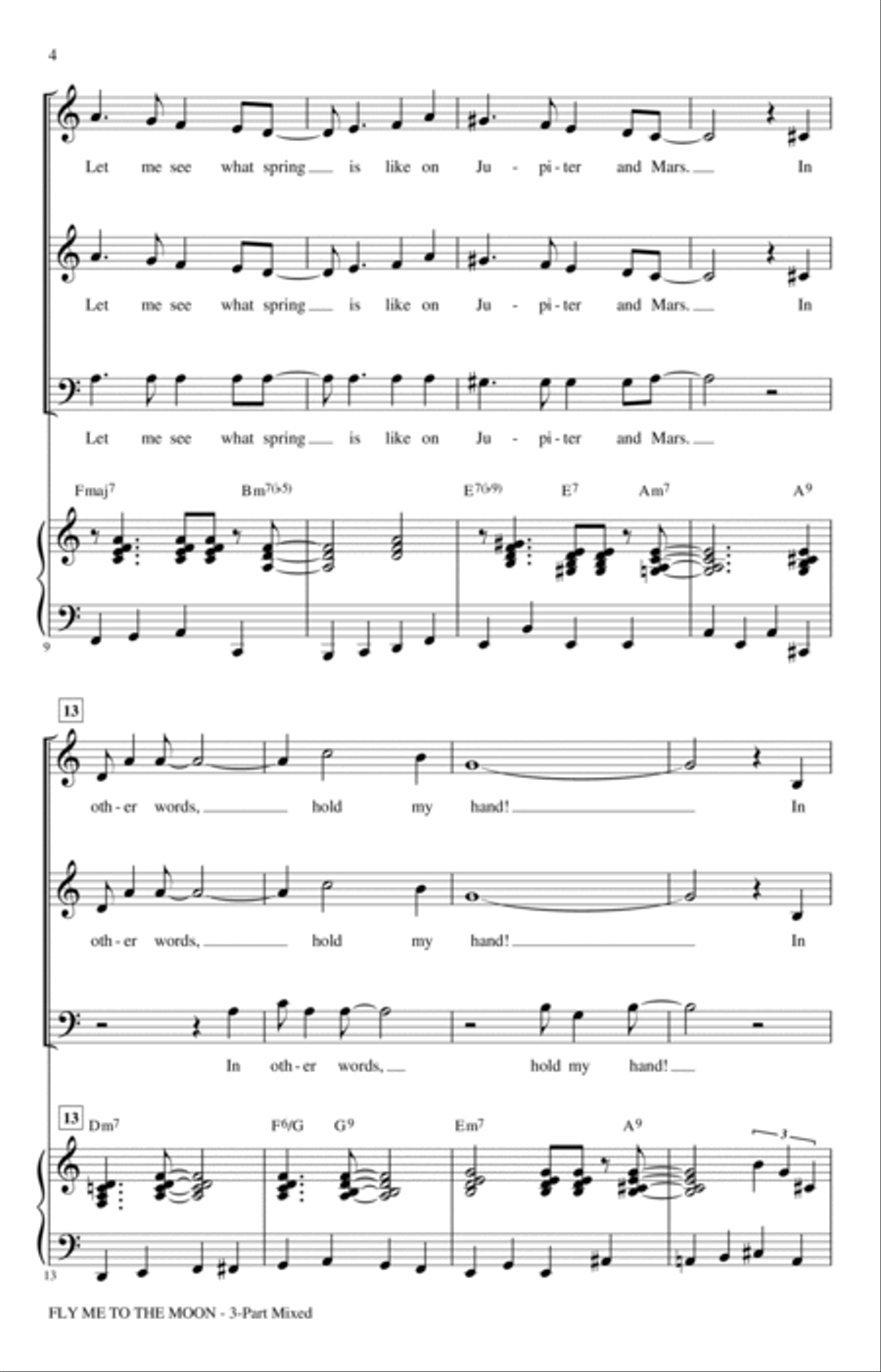 Fly Me To The Moon (In Other Words) (arr. Roger Emerson) 3-Part scores gallery preview page 2