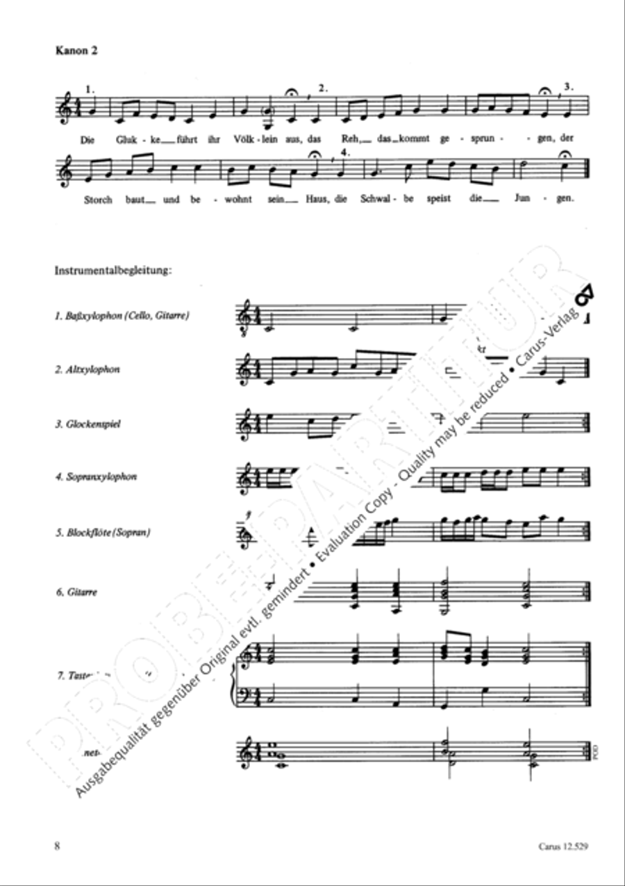 Geh aus mein Herz und suche Freud Women's Choir scores gallery preview page 9