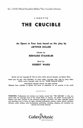 The Crucible (Downloadable Libretto)
