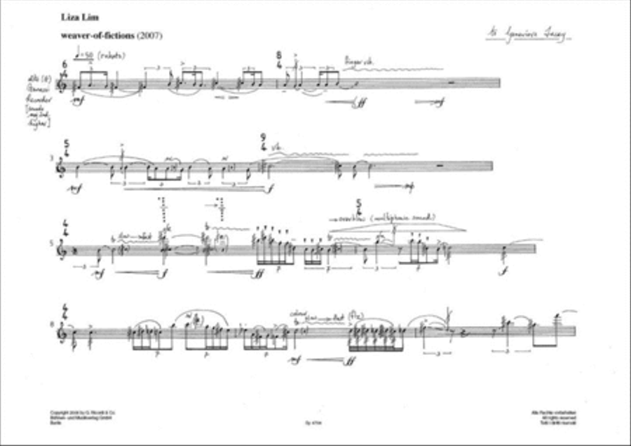 Weaver Of Fictions Weaver Of Fictions Recorder scores gallery preview page 2