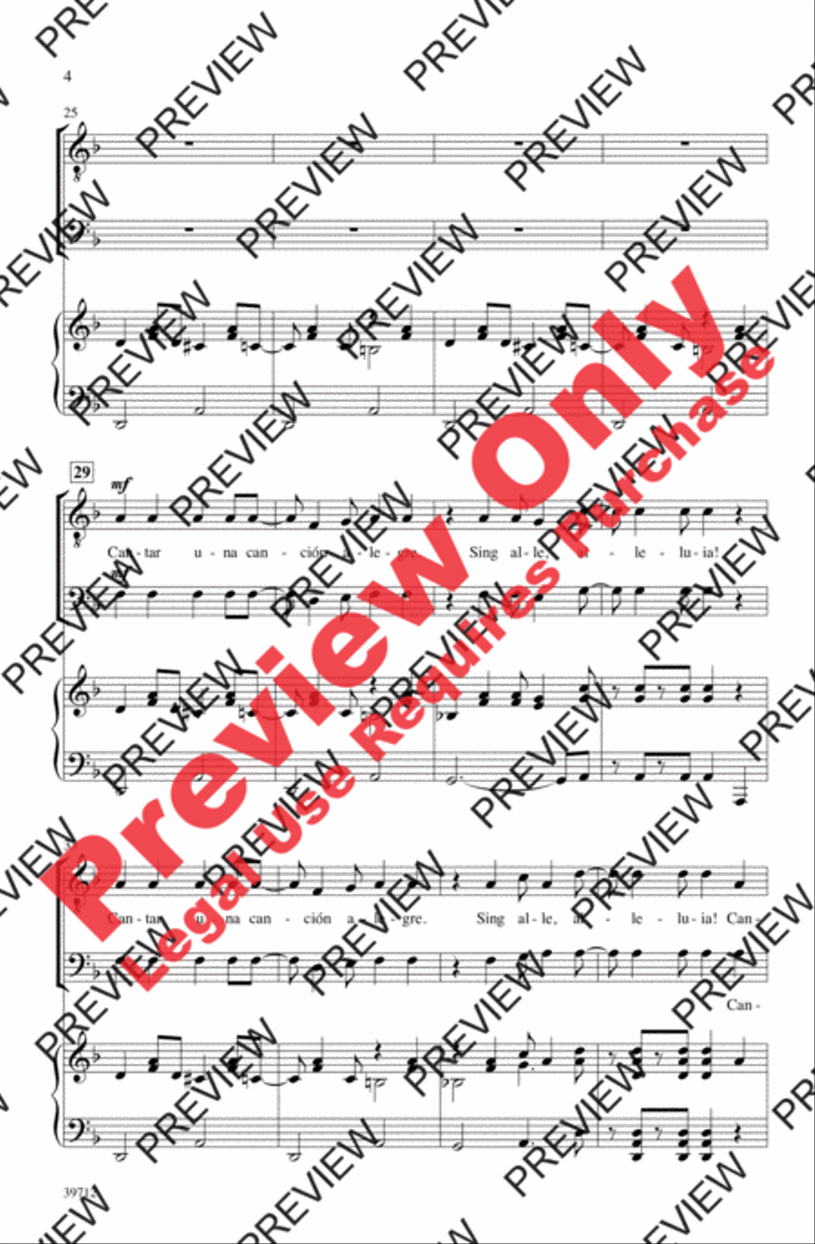 ¡Cantar! (Sing!) Men's Choir scores gallery preview page 4