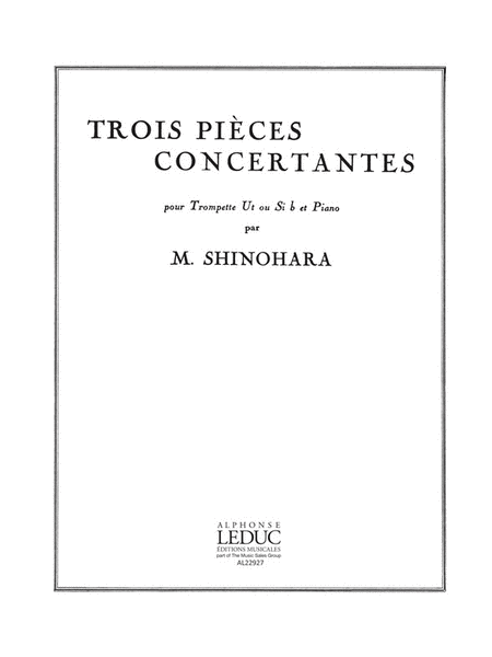 3 Pieces Concertantes (trumpet & Piano)