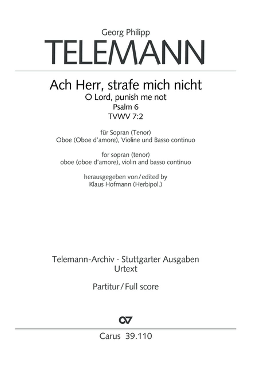 O Lord, punish me not (Ach Herr, strafe mich nicht) Tenor Voice scores gallery preview page 2