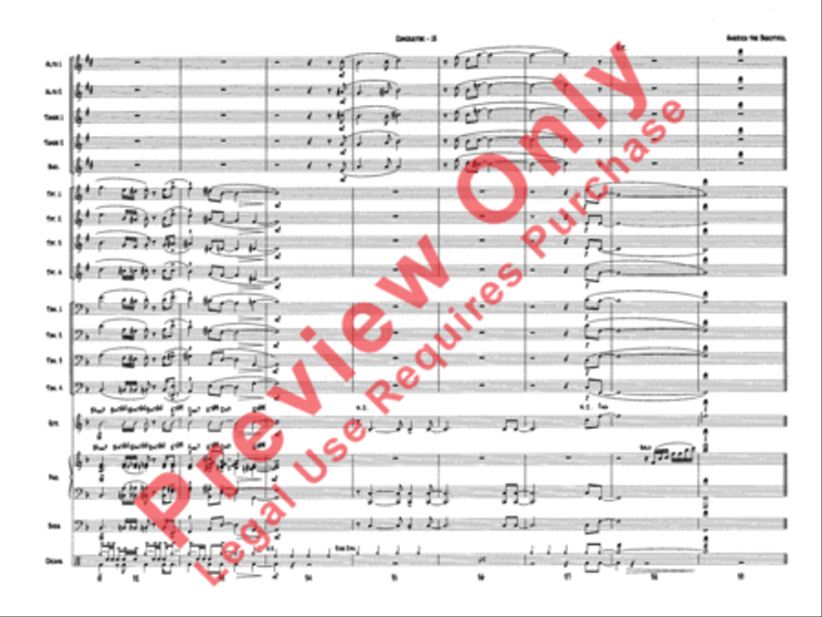 Superset #5: The Patriotic Collection (Medley) Jazz Ensemble scores gallery preview page 14