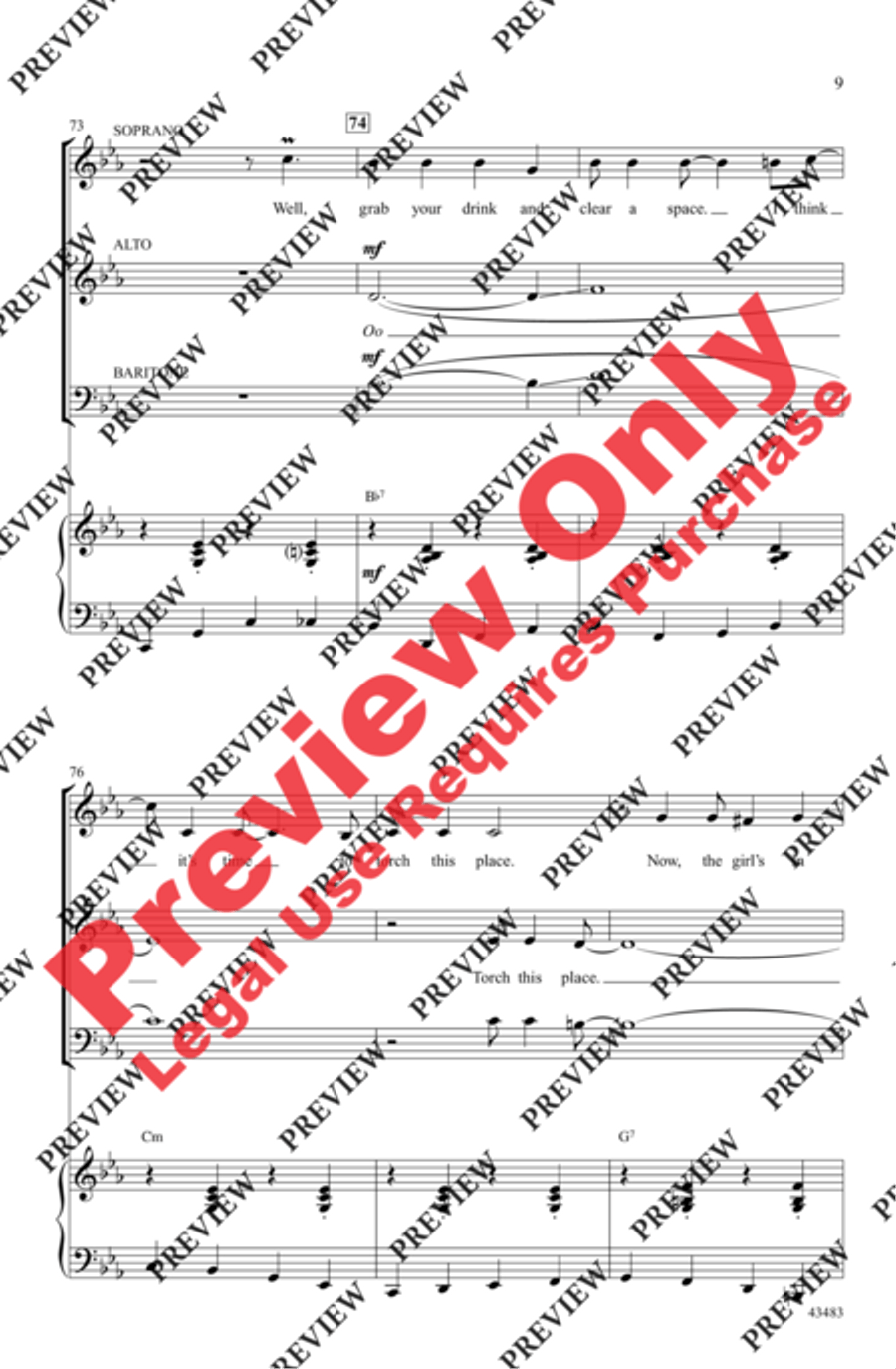 Put a Lid on It 3-Part scores gallery preview page 9
