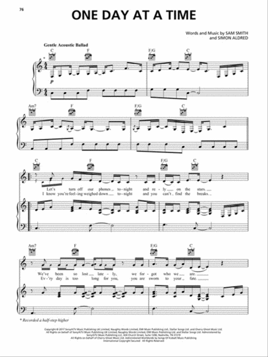 Sam Smith - The Thrill of It All 3-Part scores gallery preview page 5
