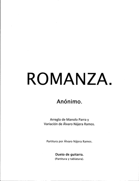 Romanza (Romance). image number null