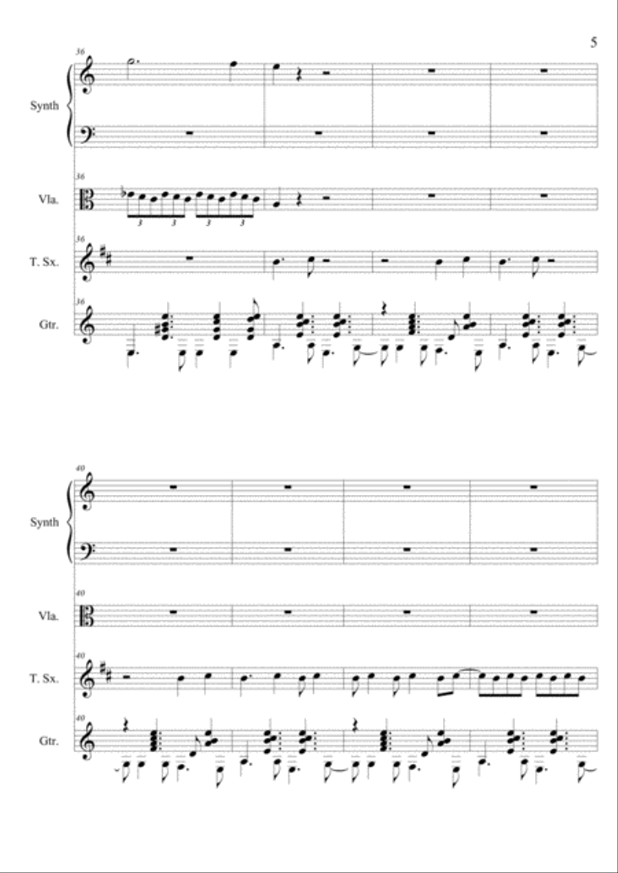 Pretty Latina Girl Pretty Latina Girl Guitar Solo scores gallery preview page 5