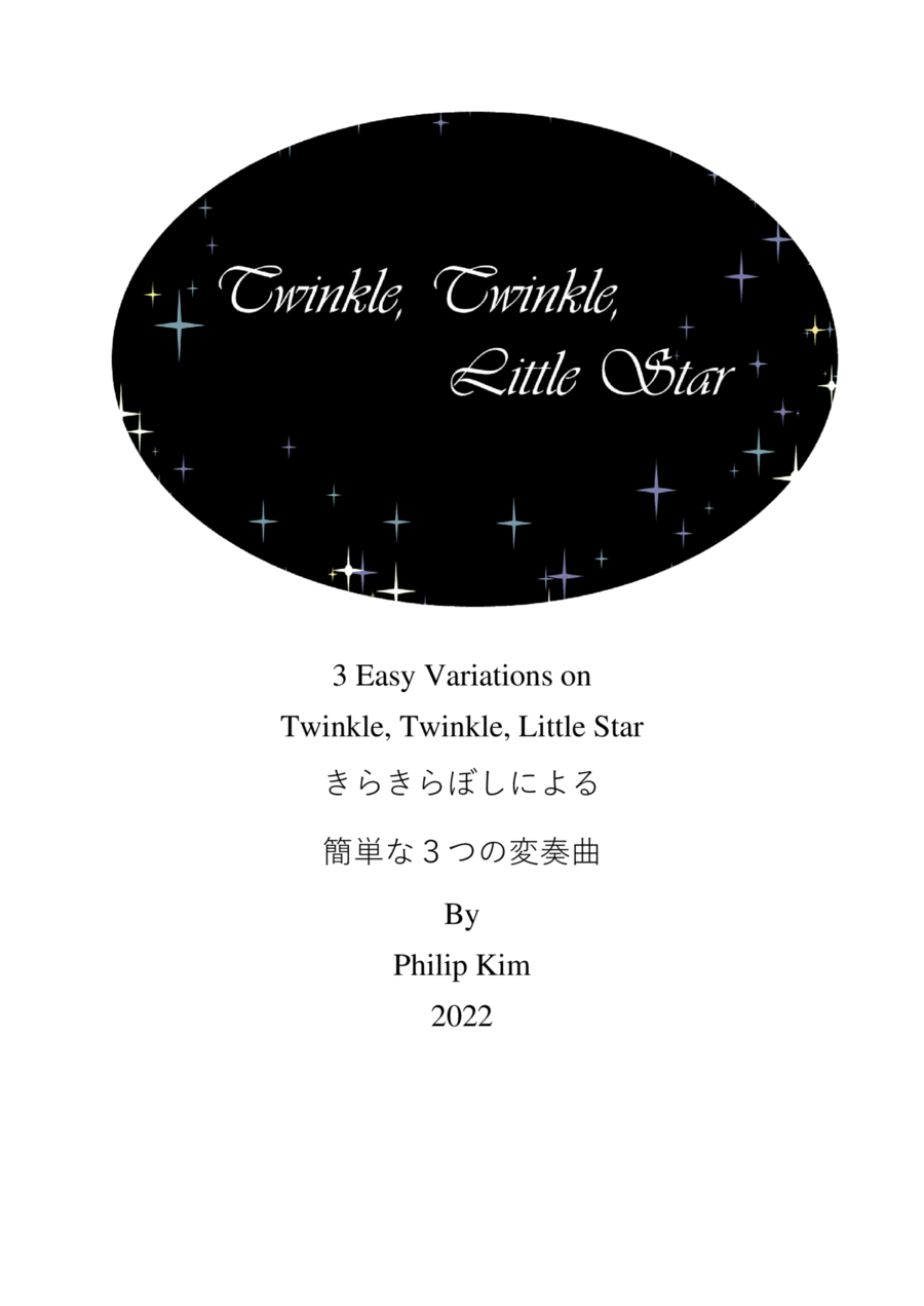 3 Easy Variations on Twinkle, Twinkle, Little Star Piano Method scores gallery preview page 1