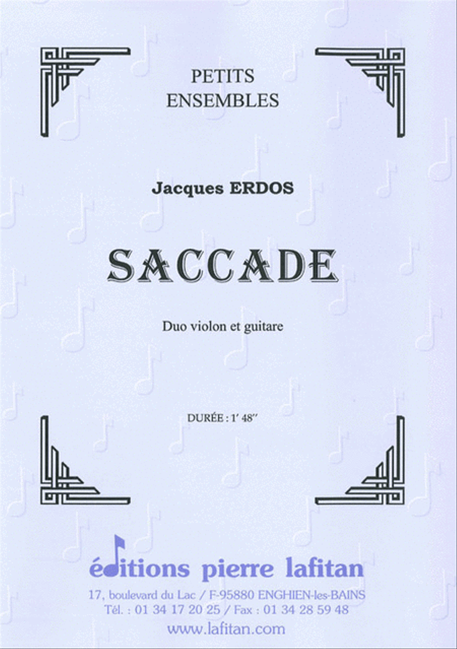 Saccade Violin scores gallery preview page 1