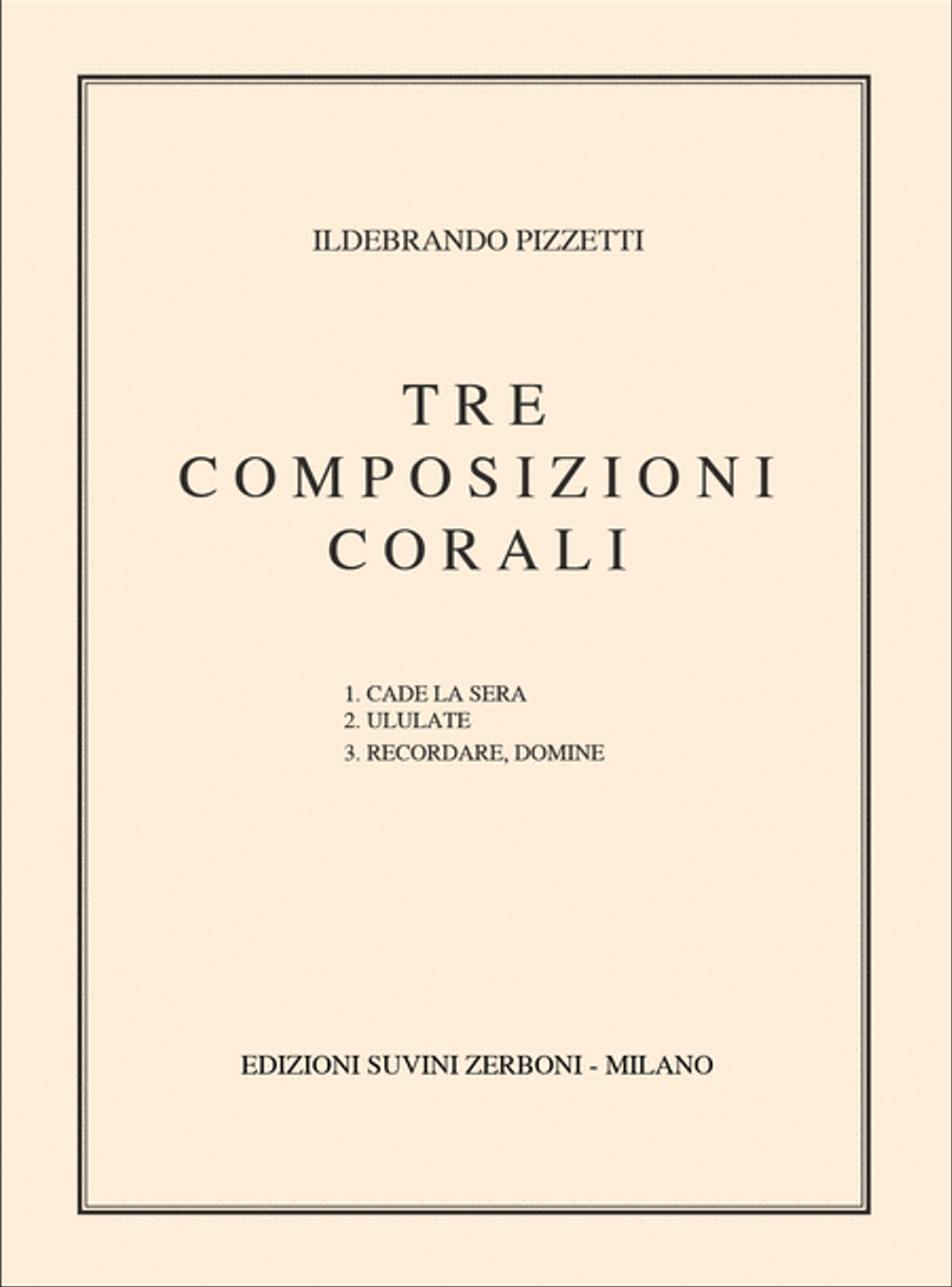 3 Composizioni A Cappella scores gallery preview page 1