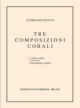 Book cover for Composizioni Corali (3)