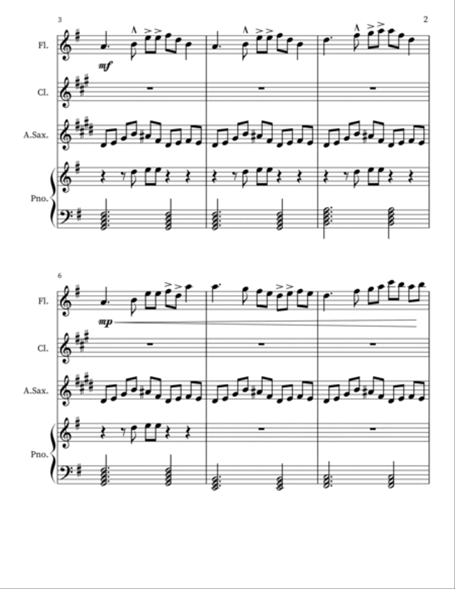 No Cheese Needed No Cheese Needed Small Ensemble scores gallery preview page 2