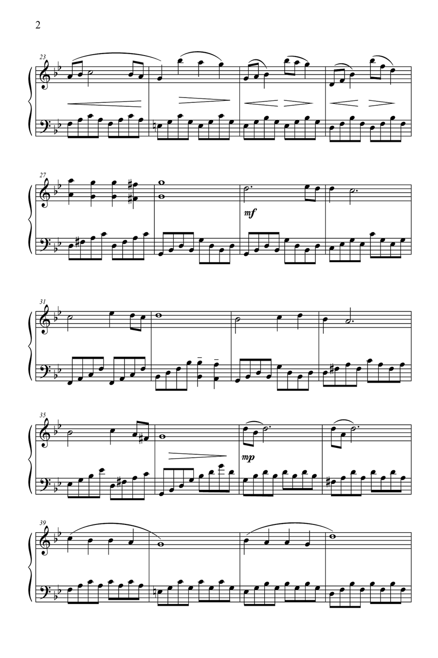 The Rain's Song Piano Solo scores gallery preview page 4