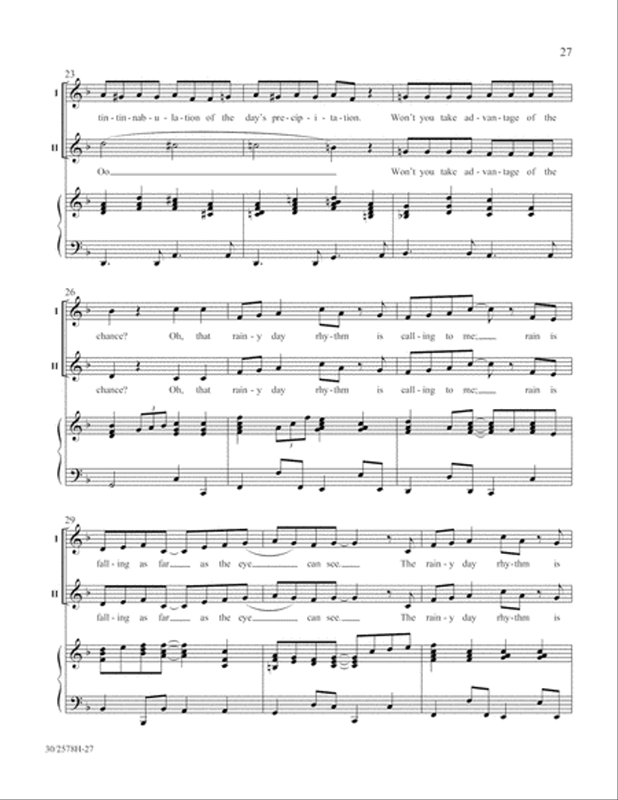 The World of Rhythm Unison Choir scores gallery preview page 28