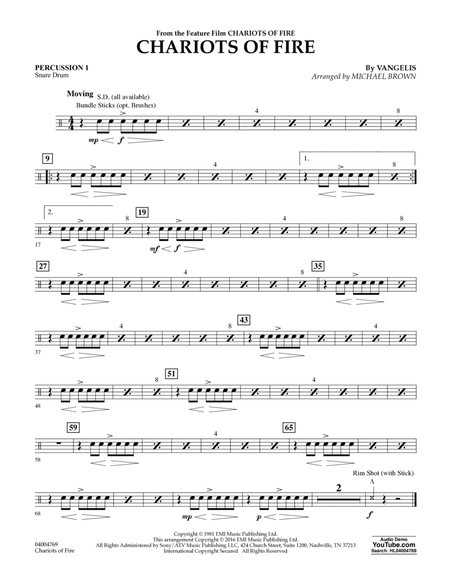 Chariots of Fire - Percussion 1