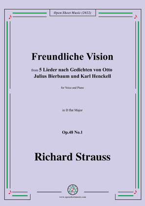 Richard Strauss-Freundliche Vision,in D flat Major