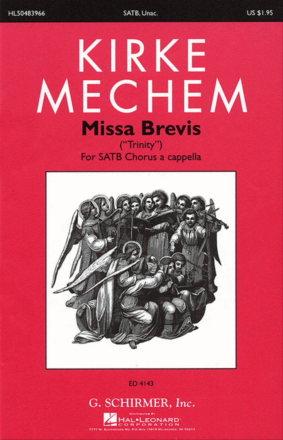 Missa Brevis 4-Part scores gallery preview page 1